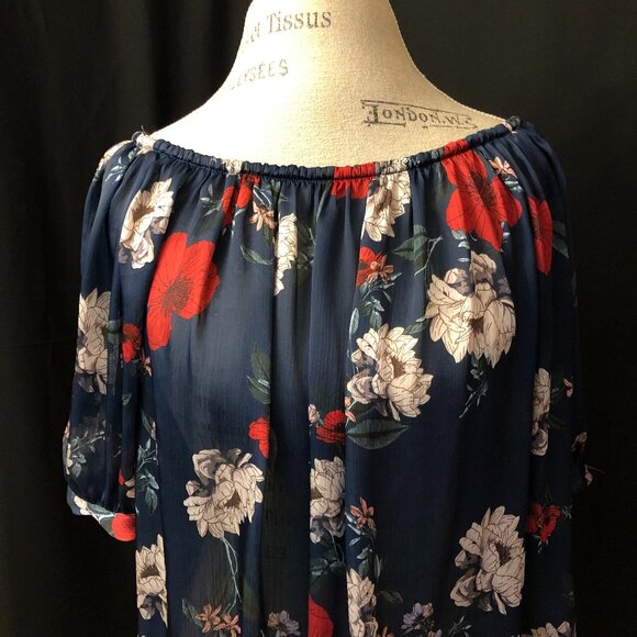 H&M Pretty Silky Feel Blouse: Size S/M - Picture 2 of 10